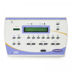 Amplivox 260 allows users to start testing immediately without the needs to configure audiometry.